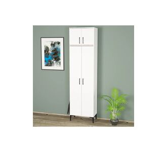 Stewehome Κλασική ντουλάπα με παπουτσοθήκη (60 cm) 60x225x225 cm 641346 |  Καλόγεροι -Κρεμάστρες στο espiti