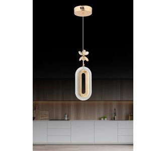 Stewehome μονό φωτιστικό οροφής με led από μέταλλο για σαλόνι 35x35x71 cm 888740 |  Οροφής στο espiti
