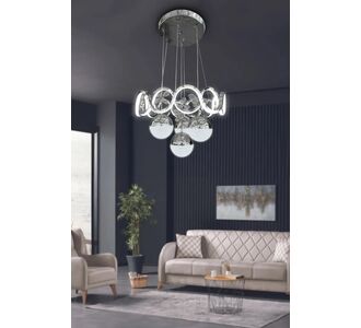 Stewehome Σετ 4 τεμαχίων μοντέρνου φωτιστικού οροφής LED για σαλόνι 30x60x51 cm 155301 |  Οροφής στο espiti