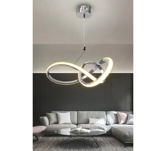 Stewehome Μοντέρνο φωτιστικό οροφής με led και 3 χρώματα χρώμιο για διάδρομο 497099 |  Οροφής στο espiti
