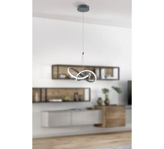 Stewehome μοντέρνο ανάρτητο φωτιστικό led για σαλόνι κουζίνα δωμάτιο διάδρομο από αλουμίνιο 24x90x81 cm 696472 |  Οροφής στο espiti