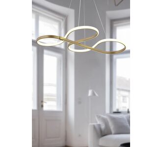 Stewehome Φωτιστικό οροφής με LED για σαλόνι κουζίνα δωμάτιο διάδρομο σε εκρού απόχρωση 45x70 cm 841444 |  Οροφής στο espiti