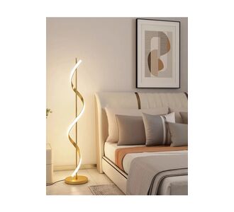 Stewehome Γωνιακός φωτιστικός με led μοντέρνου σχεδιασμού Χρυσό 285756 |  Δαπέδου στο espiti