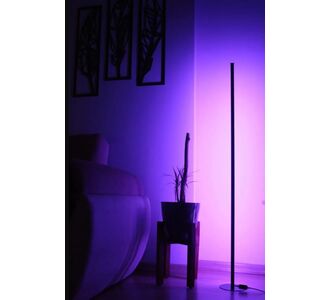 Stewehome Γωνιακός φωτιστικός δαπέδου με led για φωτισμό δωματίου Μαύρο 149115 |  Δαπέδου στο espiti