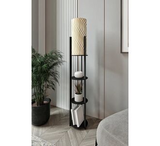 Stewehome στρογγυλός φωτιστικός με ράφι από MDF για εσωτερικούς χώρους 586686 |  Δαπέδου στο espiti