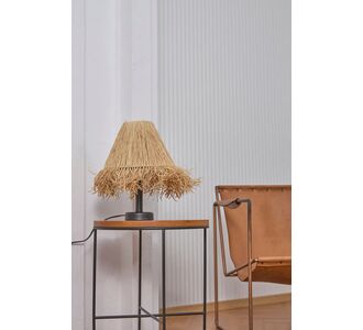 Stewehome Ραφιέρα με φωτιστικό από ράφια καλαμποκιού με καλώδιο Καφέ 25325064 |  Επιτραπέζια στο espiti
