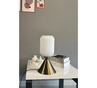 Stewehome διακοσμητική επιτραπέζια λάμπα από γυαλί για κομοδίνο υπνοδωματίου 14415878 |  Επιτραπέζια στο espiti