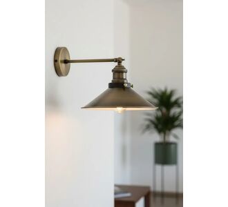 Stewehome Διακοσμητικός ρουστίκ τοίχου απλίκα με αρθρωτό βραχίονα για εσωτερικούς χώρους σαλονιού και κουζίνας Λευκό 91094213 |  Απλίκες στο espiti