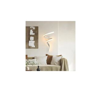 Stewehome Σ διακοσμητικός φωτιστικός τοίχου με led Λευκό 20x35 cm 42521950 |  Απλίκες στο espiti