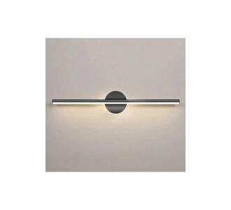 Stewehome Φωτιστικό τοίχου αλουμινίου με LED μαύρο και λευκό Μαύρο 49x5 cm 54709680 |  Απλίκες στο espiti
