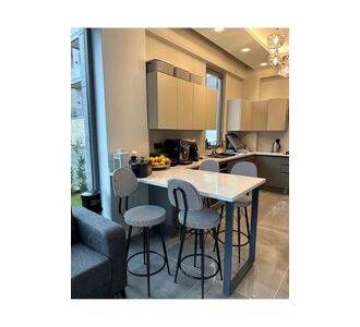 Stewehome Καρέκλα μπαρ με ύψος καθίσματος 65 cm και ύφασμα καζαγιά Μαύρο 61208523 |  Σκαμπώ μπαρ στο espiti
