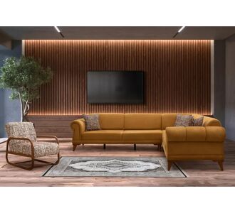 Stewehome Ρετρό γωνιακό σετ σαλονιού 46868359 |  Καναπέδες γωνιακοί στο espiti