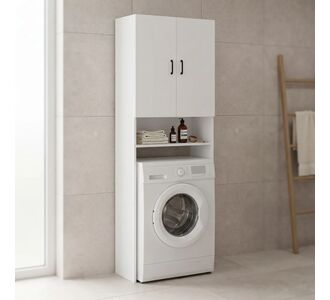 Έπιπλο πλυντηρίου Tzelio pakoworld λευκό 65x30x180εκ |  Σετ Μπάνιου στο espiti