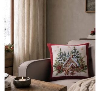 Μαξιλαροθήκη Frimel - 45x45cm με γέμιση 52019547 Teoran |  Χριστουγεννιάτικα Μαξιλάρια στο espiti