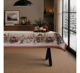 Τραπεζομάντηλο Arden - 140x140cm 52019599 Teoran |  Χριστουγεννιάτικα Τραπεζομάντηλα  στο espiti