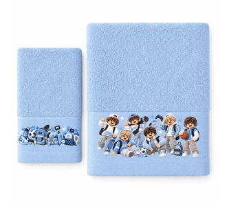 Παιδικές Πετσέτες (σετ 2 τεμ) Boys In Blue Astron Italy |  Πετσέτες παιδικές στο espiti
