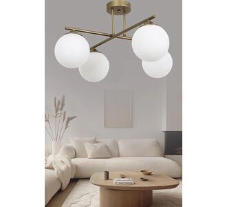 Stewehome Jade 4 Λαμπτήρων Επισκέπτης Πολυτελές Φωτιστικό E27 55x34 cm 620422 |  Οροφής στο espiti