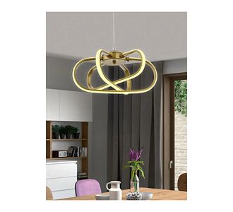Stewehome Elvan Κρεμαστό Φωτιστικό LED Αντικ 3 Χρωμάτων -Χρυσό 36x70 cm 527058 |  Οροφής στο espiti