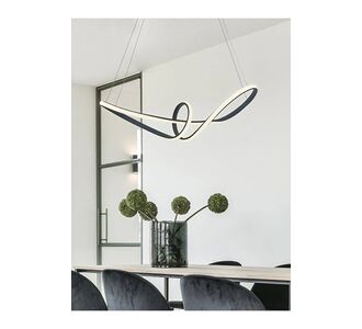 Stewehome Γελκέν πολυτελές μεταλλικό LED φωτιστικό οροφής φως ημέρας ανθρακί 60x25x70 cm 177465 |  Οροφής στο espiti