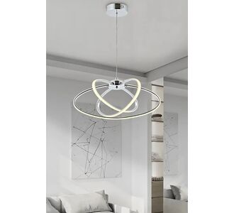 Stewehome Seher τριπλό κρεμαστό LED φωτιστικό χρώμιο 50x50x70 cm 850597 |  Οροφής στο espiti