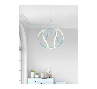 Stewehome Buket τιρκουάζ LED κρεμαστό φωτιστικό 30x30x70 cm 527787 |  Οροφής στο espiti