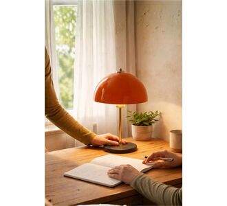 Stewehome Επιτραπέζιο φωτιστικό τραπεζιού με μεταλλικό σώμα και αμπαζούρ 1.5x26x15 cm 99402982 |  Επιτραπέζια στο espiti