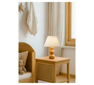 Stewehome Διακοσμητικός φωτιστικός από ξύλο με καπέλο 25x25x17 cm 64529282 |  Επιτραπέζια στο espiti