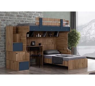 Stewehome Κρεβάτι κουκέτα με γραφείο εργασίας 67548811 |  Παιδικά έπιπλα στο espiti
