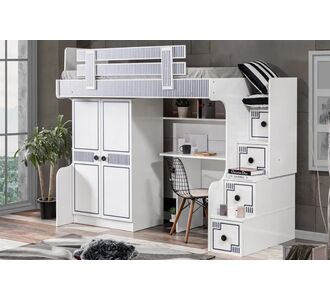 Stewehome Κουκέτα με ράφι και γραφείο 11517292 |  Παιδικά έπιπλα στο espiti