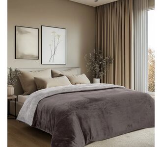 Beauty Home Παπλωματοθήκη υπέρδιπλη διπλής όψεως Art 11602 Jacquard fleece 700gsm Fiesta Plus 220x240 Ανθρακί,Γκρι       |  Παπλωματοθήκες Υπέρδιπλες στο espiti