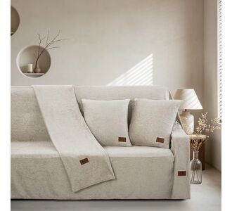 Beauty Home Μαξιλαροθήκη διακοσμητική Sienna Art 8673 40x40 Μπεζ       |  Μαξιλάρια διακοσμητικά στο espiti