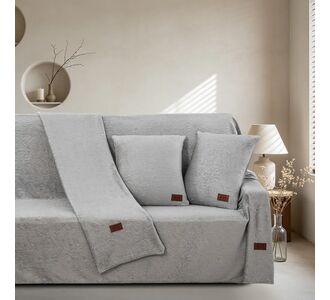 Beauty Home Μαξιλαροθήκη διακοσμητική Sienna Art 8674 40x40 Γκρι       |  Μαξιλάρια διακοσμητικά στο espiti