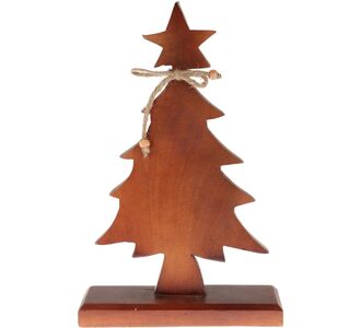 Δεντράκι Με Αστέρι Καφέ Ξύλο 31x30x6cm 06351313 ArteLibre |  Χριστουγεννιάτικα Διακοσμητικά στο espiti