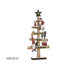 Δεντράκι Διακοσμητικό Με Πινακίδες 'We Wish You A Merry Christmas' Φυσικό/Κόκκινο Ξύλο 35.5cm 06510797 ArteLibre |  Χριστουγεννιάτικα Διακοσμητικά στο espiti