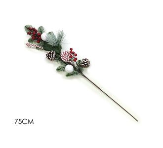Κλάδα Με Κουκουνάρια Berries Και Γλυκά 75cm 06510842 ArteLibre |  Χριστουγεννιάτικα Διακοσμητικά στο espiti