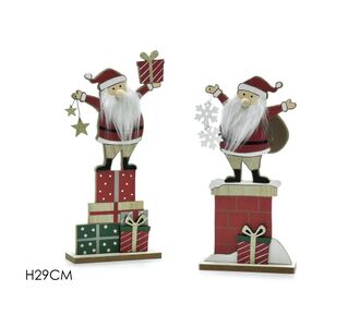 Άι Βασίλης Πολύχρωμο Ξύλο 29cm Σε 2 Σχέδια 06510906 ArteLibre |  Χριστουγεννιάτικα Διακοσμητικά στο espiti