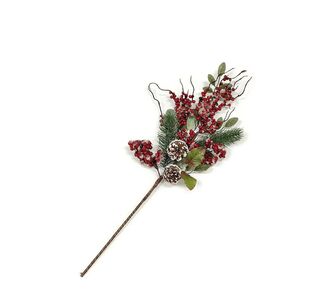 Κλαδί Πεύκο Με Berries 61cm 06512183 ArteLibre |  Χριστουγεννιάτικα Διακοσμητικά στο espiti