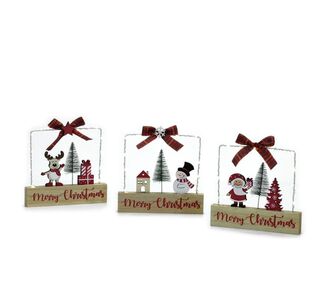 Διακοσμητικό Merry Christmas Με Φως 18x2x17cm Σε 3 Σχέδια 06512185 ArteLibre |  Χριστουγεννιάτικα Διακοσμητικά στο espiti
