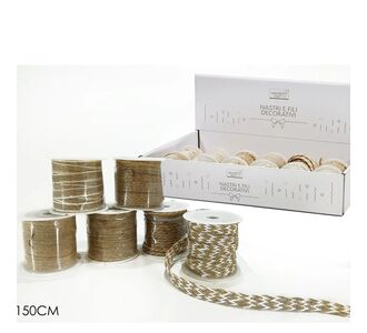 Χριστουγεννιάτικο Σχοινί Γιούτα Φυσικό 1.5cm-10m Σε 6 Σχέδια 06513077 ArteLibre |  Χριστουγεννιάτικα Διακοσμητικά στο espiti