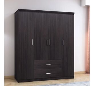 Ντουλάπα ρούχων τετράφυλλη OLYMPUS pakoworld χρώμα wenge 159x57x183εκ |  Ντουλάπες ρούχων στο espiti