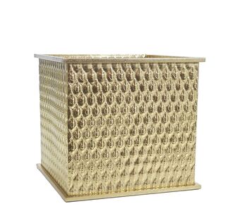 Χριστουγεννιάτικη Γλάστρα Χρυσό 33x33x31cm 06513462 ArteLibre |  Χριστουγεννιάτικα Διακοσμητικά στο espiti