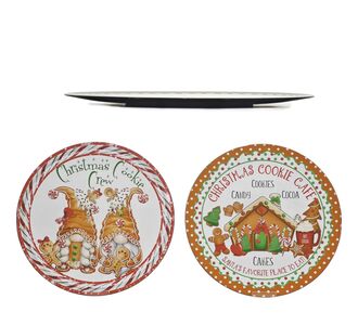 Χριστουγεννιάτικος Δίσκος Gingerbread 40cm Σε 2 Σχέδια 06513500 ArteLibre |  Χριστουγεννιάτικα Διακοσμητικά στο espiti