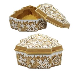 Χριστουγεννιάτικο Κουτί Δέντρο Gingerbread 19x21cm 06513524 ArteLibre |  Χριστουγεννιάτικα Διακοσμητικά στο espiti