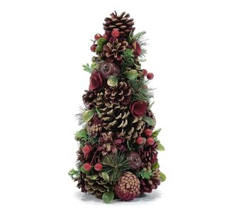 Χριστουγεννιάτικο Δεντράκι Με Κόκκινα Berries 35cm 06513638 ArteLibre |  Χριστουγεννιάτικα Διακοσμητικά στο espiti