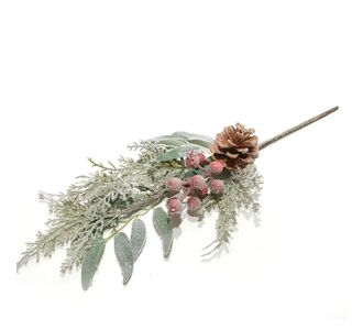Χριστουγεννιάτικο Κλαδί Με Berries Και Κουκουνάρια Frost 46cm 06513654 ArteLibre |  Χριστουγεννιάτικα Διακοσμητικά στο espiti