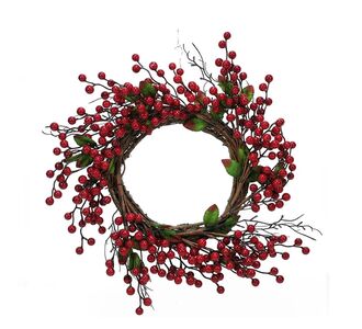 Χριστουγεννιάτικο Στεφάνι Κόκκινα Berries Φ35cm 06513730 ArteLibre |  Χριστουγεννιάτικα Διακοσμητικά στο espiti