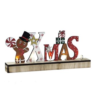 Φωτιζόμενη Χριστουγεννιάτικη Διακόσμηση Gingerbread 35x5x16cm 06513791 ArteLibre |  Χριστουγεννιάτικα Διακοσμητικά στο espiti