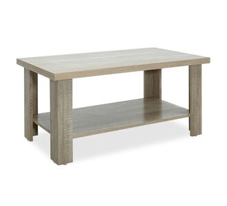 Τραπέζι σαλονιού RIANO pakoworld χρώμα sonoma 89,5x49,5x42,5εκ |  Τραπεζάκια σαλονιού στο espiti