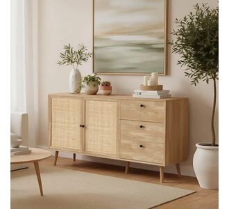 Μπουφές Oslo pakoworld sonoma 150x39x79εκ |  Μπουφέδες στο espiti