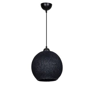Φωτιστικό οροφής μονόφωτο Leshia pakoworld Ε27 μαύρο Φ26x26εκ |  Οροφής στο espiti